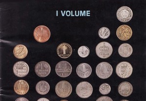 Cadernetas Moedas da Europa (Correntes) volumes 1 e 2 - Completas