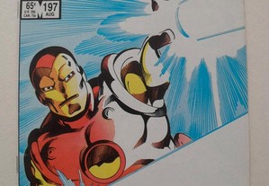 The Invincible Iron Man 197 Marvel Comics 1985 BD Banda Desenhada bronze age