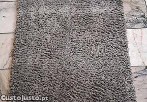 Tapete Shaggy Cinzento 80x150 cm  Como Novo