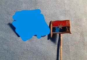 MPLA pin politico Angola metal esmaltado esmalte