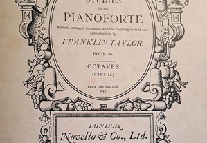 Livro de pautas de musica para Piano