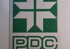Partido da Democracia Cristã PDC autocolante