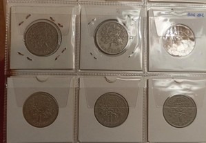 Coleção moedas de 1 escudo