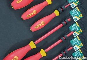 Conjunto 9 chaves isoladas certificadas VDE - Sata