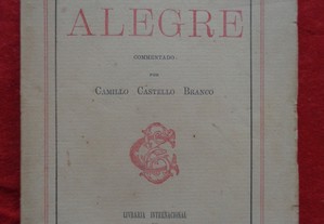 Cancioneiro Alegre commentado por Camillo Castello Branco