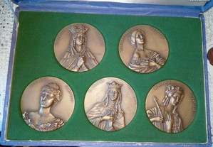 medalhas C. Antunes Rainhas Portugal