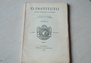 O Instituto Revista Scientífica e Literária Volume 73º 4ª Série Volume 1º,número 2,Coimbra 1926