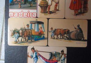 Calendarios anos 80 alusivos a Madeira