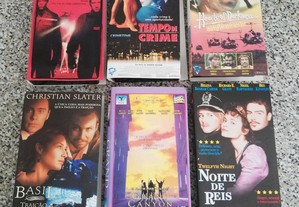 VHS - 6 Filmes ( não têm capas )