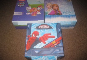3 Taças para Criança/Paw Patrol, Frozen,Spider-Man