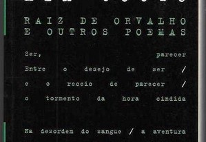 Mia Couto. O Fio das Missangas (prosa) / Raiz de Orvalho e Outros Poemas (poesia).