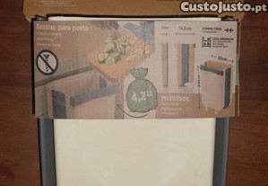 Caixote lixo suspenso com encaixe para porta 4,2lt - Novo