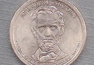 Moeda USA - Dollar 16 Presidente Abraham Lincoln