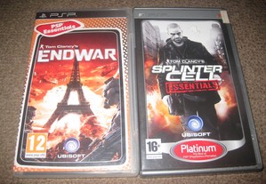 2 Jogos Para a PSP da Saga "Tom Clancy`s" Completos!