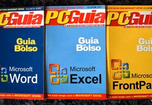 3 Guias de Bolso - Microsoft Word, Excel e FrontPage