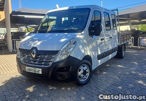 Renault Master 2.3 DCI Cabine Tripla 9 Lug Caixa Aberta
