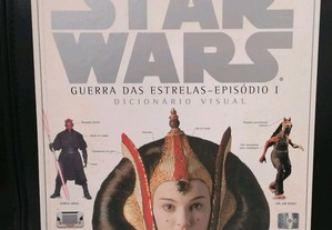 Livro Dicionário visual Star Wars Guerra das Estrelas Episódio 1