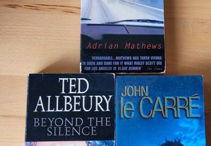 3 Livros Originais Inglês-John Le Carré, Ted Allbeury e Adrian Mathews