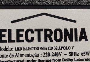 LCD electronia ld32 Apolo V para peças