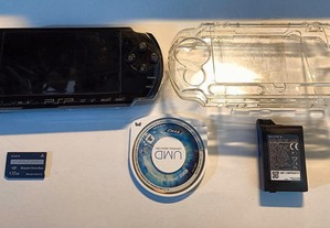 Sony PSP cartão jogo e caixa protetora