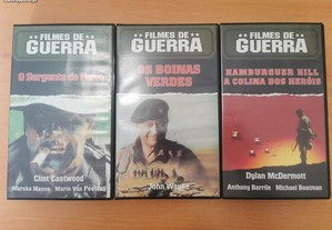 Filme de Guerra originais - VHS