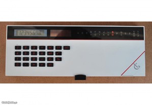 Agenda telefónica com calculadora solar dos anos 80