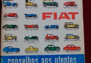 Livro "Fiat - conselhos aos utentes" Anos 50/60