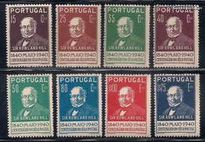 Selos Portugal 1940-Afinsa 599/606 MNH