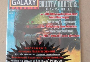 Star Wars Galaxy magazine 6 Topps Comics 1996 Selada com Trading Card Boba Fett promo Jedi