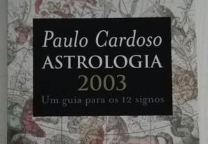 Livro - Astrologia 2003 de Paulo Cardoso