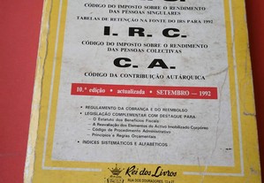 Códigos de IRS, IRC e CA 1992 Rei dos Livros