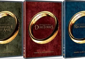 6 DVDs Trilogia O Senhor dos Anéis Versões Alargadas NOVOS! SELADOS!