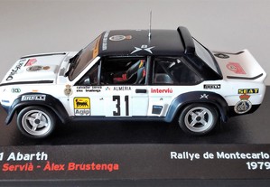 * Miniatura 1:43 Fiat 131 Abarth #31 Salvador Servià Rallye Monte Carlo 1979