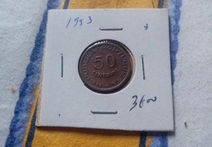 Moedas 50 centavos Angola
