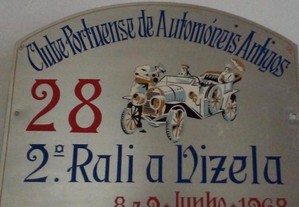 Placa 2 Rali a Vizela 1968
