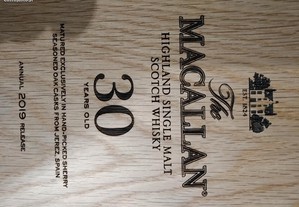 Whisky Macallan 30 sherry oak 2019