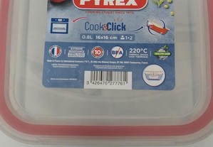 Pirex Cook & Click de 16x16 cm - Novo