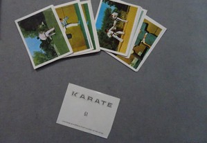 Cromos da caderneta Karate