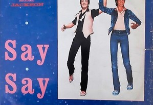 Paul McCartney and Michael Jackson Say, Say, Say 1983 Música Vinyl Maxi Single