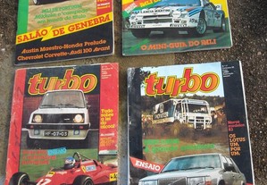 Revistas antigas automovel Turbo