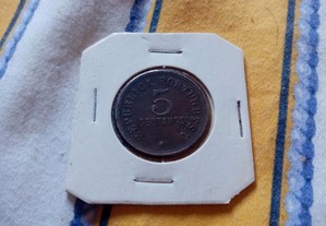 5 centavos 1921 Angola