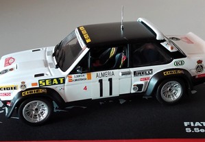 * Miniatura 1:43 Fiat 131 Abarth #11 Salvador Servià Rallye Monte Carlo 1978