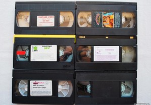 Cassetes VHS Adultos/Porno