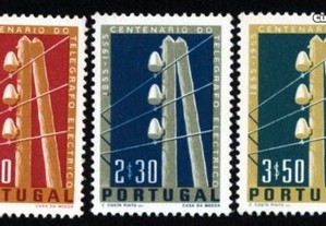 Selos Portugal 1955-Afinsa 815/817 MNH (ver nota)