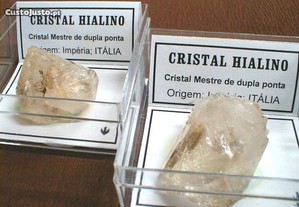 Cristal hialino dupla ponta 2x4,5x4,5cm-cx
