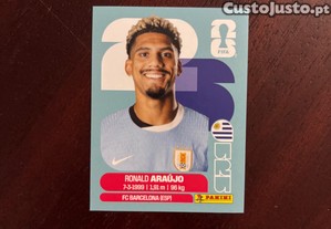 Cromo Mundial 2026 - Ronald Araújo (Uruguai)