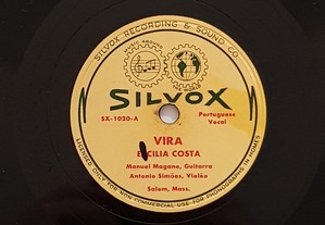 FADO Grafonola Disco 78 rpm // Ercília Costa // Vira - Procissão