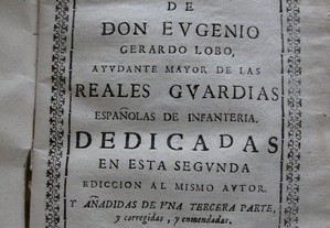 Obras Poéticas de Don Evgénio Gerardo Lobo. 1724