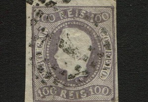 Selos Portugal 1866/7-Af. 25 usado