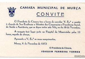 Murça - convite (1972)